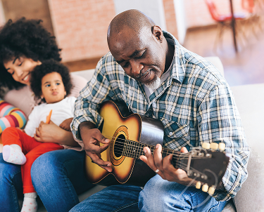 Caregiver supporting a loved one